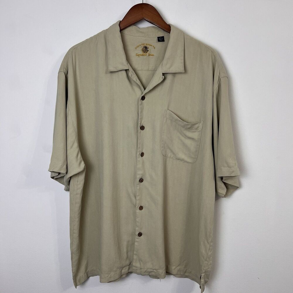 Eagle Dry Goods Co. Men's XLarge Signature Series Silk Button Up Short Sleeve